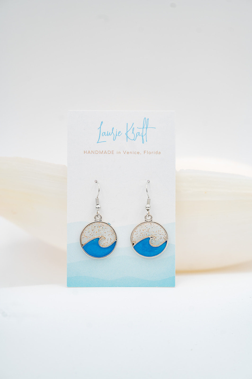 Sparkle Tidal Wave Earrings ~ Laurie Kraft