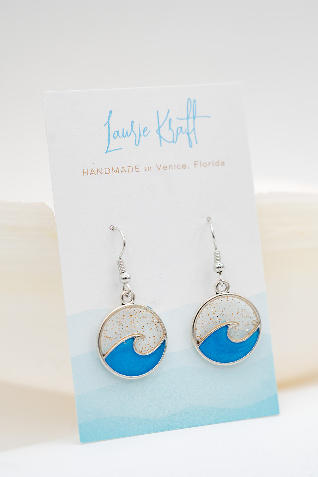 Sparkle Tidal Wave Earrings ~ Laurie Kraft