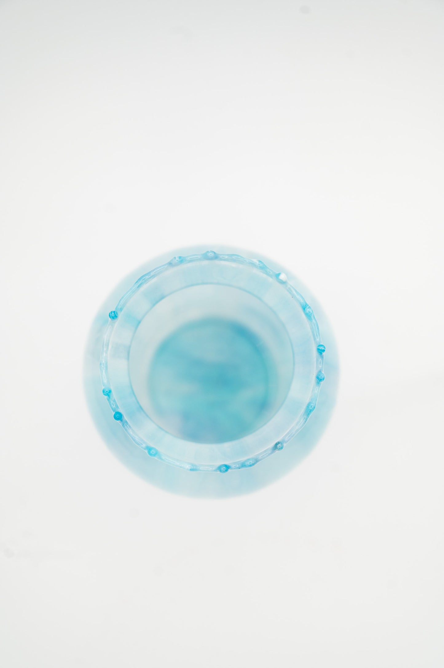 Blue Handmade Resin Vase