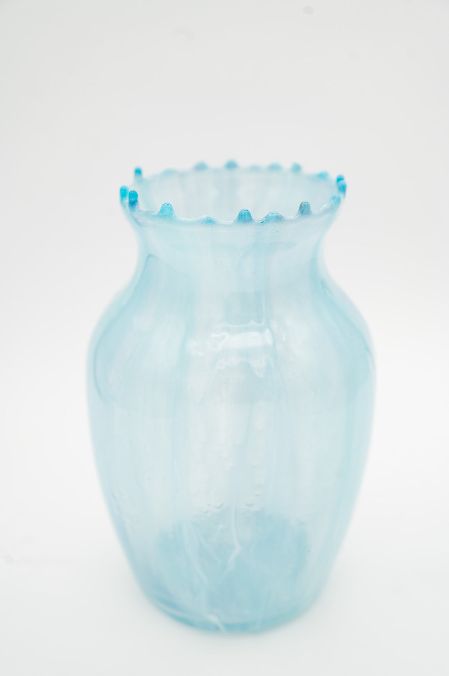 Blue Handmade Resin Vase