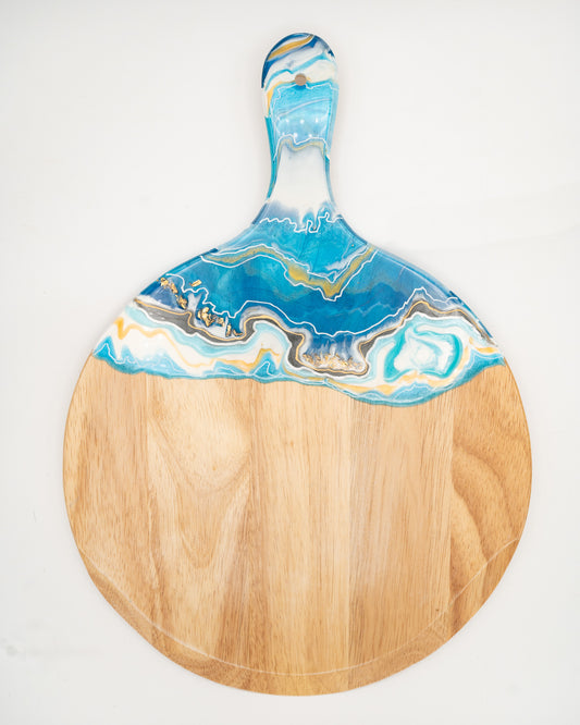 Resin Beach Chopping Boards