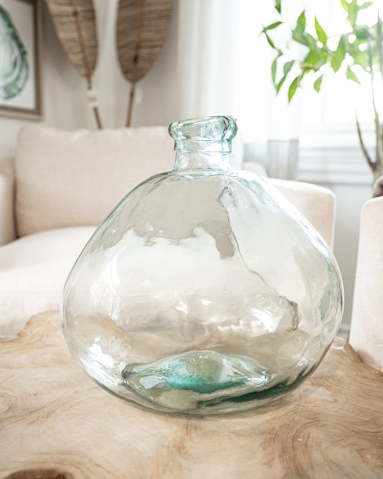 Barcelona Clear Recycled Glass Vase