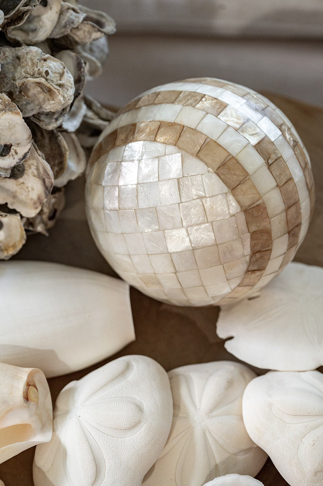 Capiz Tiled Shell Sphere
