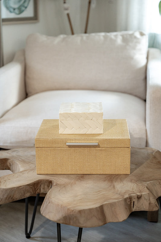 Terra Cane Boxes with Lining