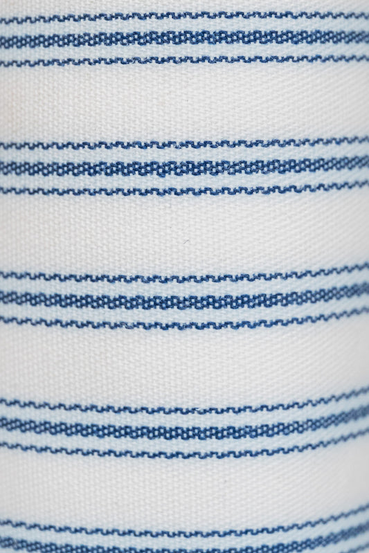 Blue Pin Stripe Outdoor Fabric