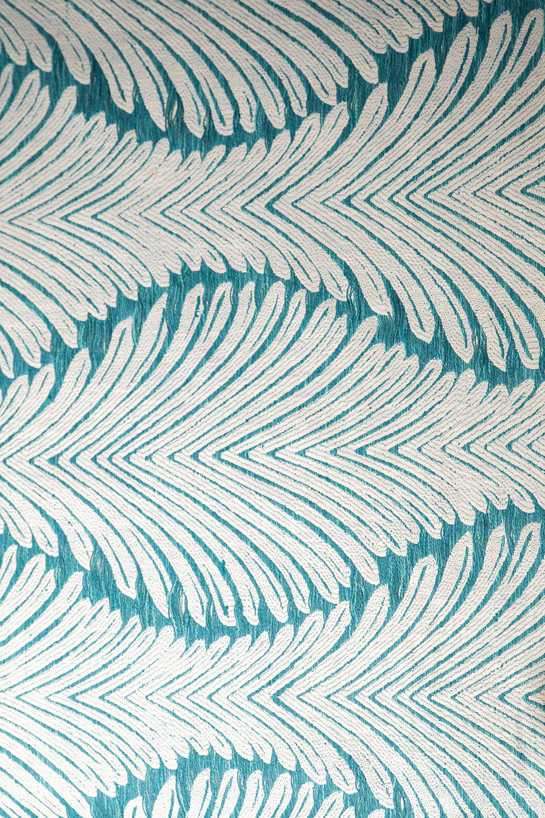 Teal Bloom Fabric