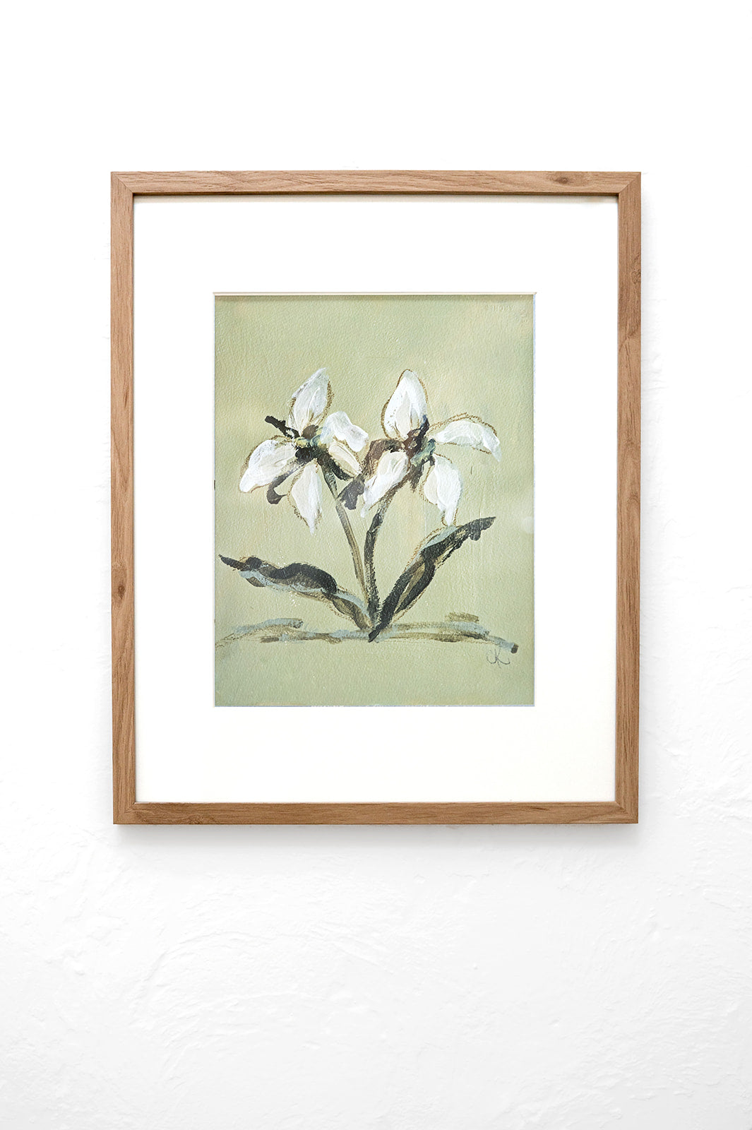 Framed Flower Artwork