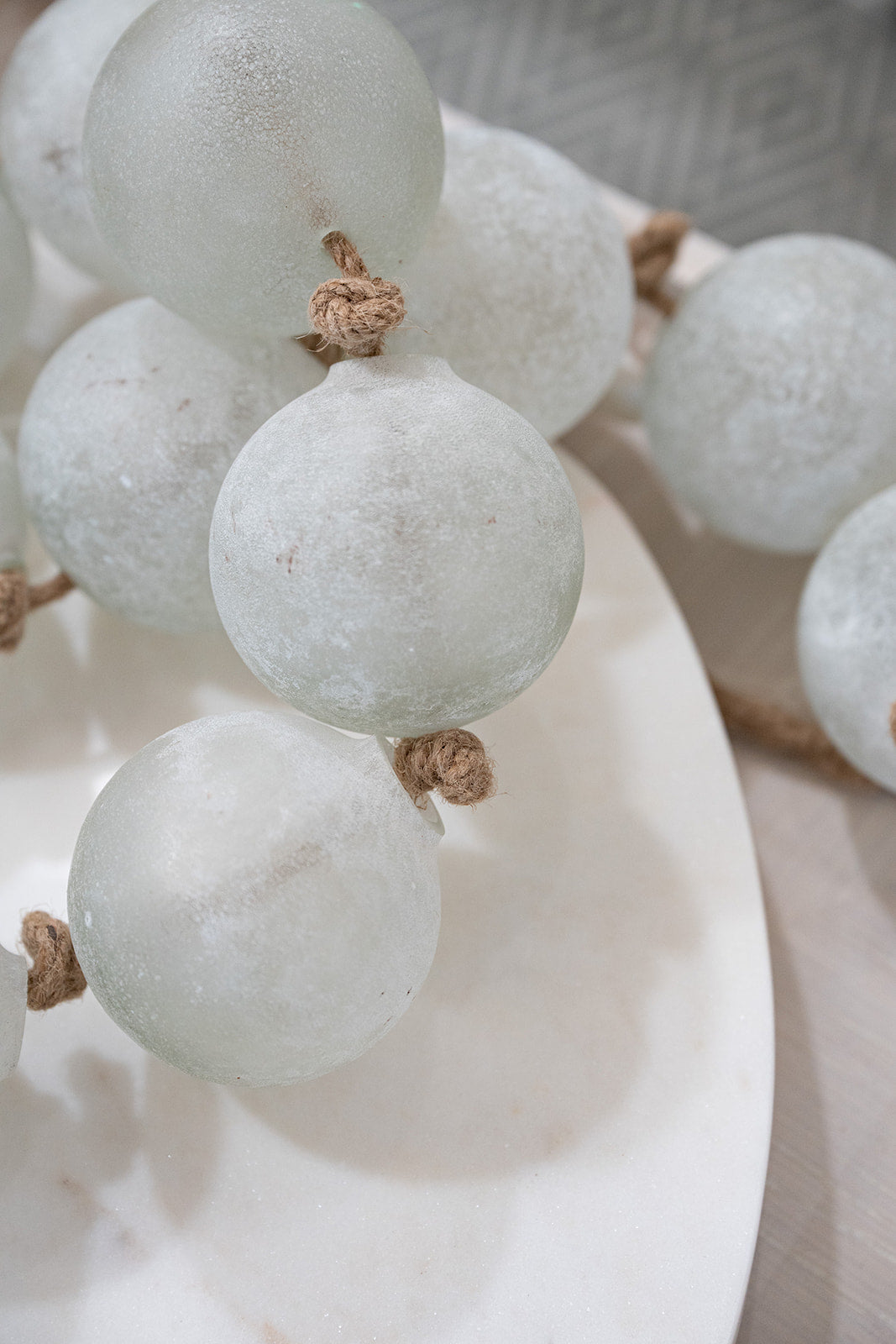 Coastal Glass Garland With Tassel