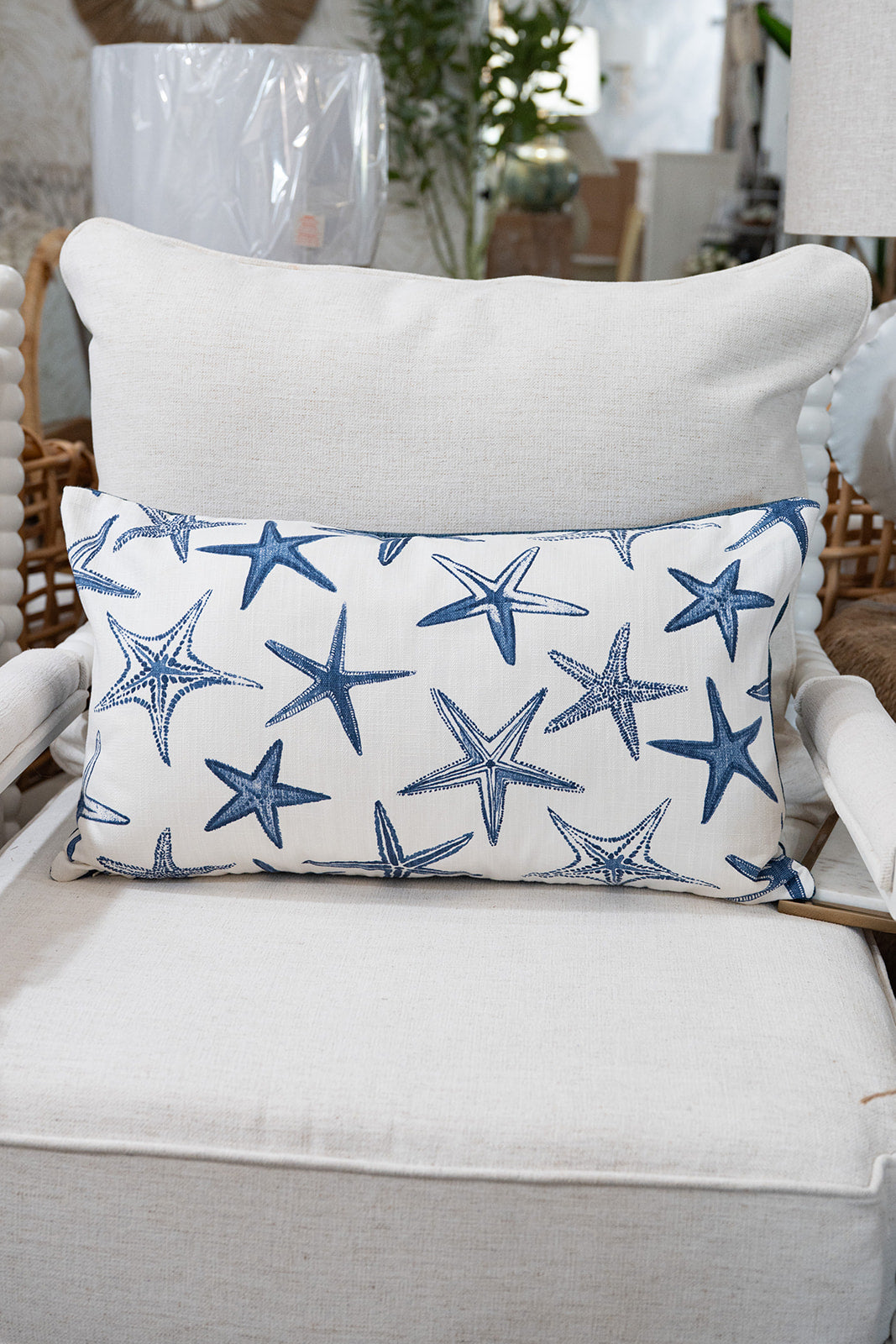 Inky Starfish Indoor/Outdoor Pillow Cover