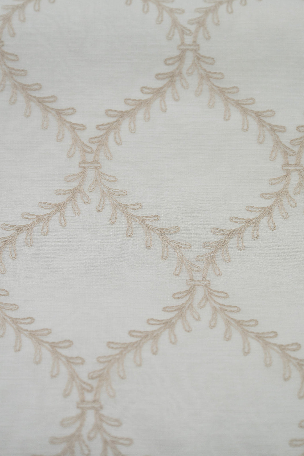 Floral Trellis Sheer Fabric