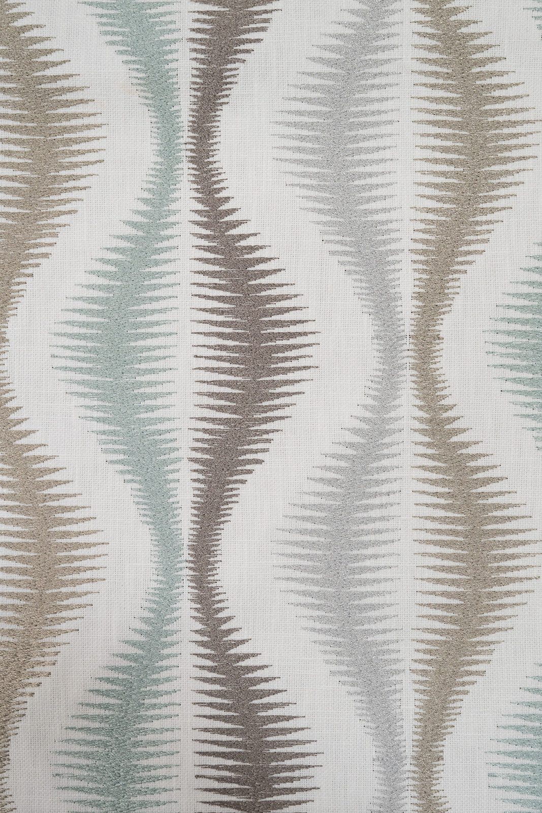 Hills And Valleys Embroidered Fabric