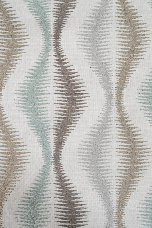 Hills And Valleys Embroidered Fabric