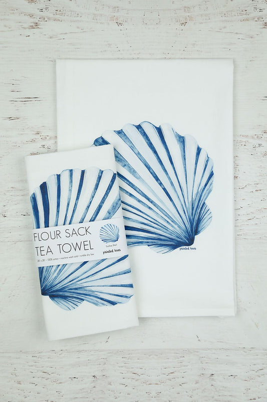 Scallop Shell tea towels