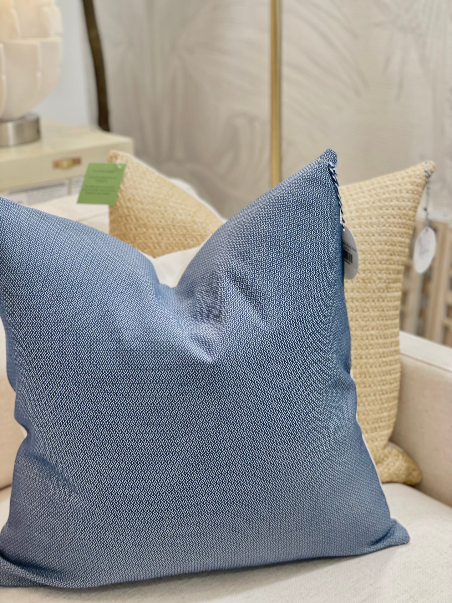 Newport Blue Indoor/Outdoor Pillow