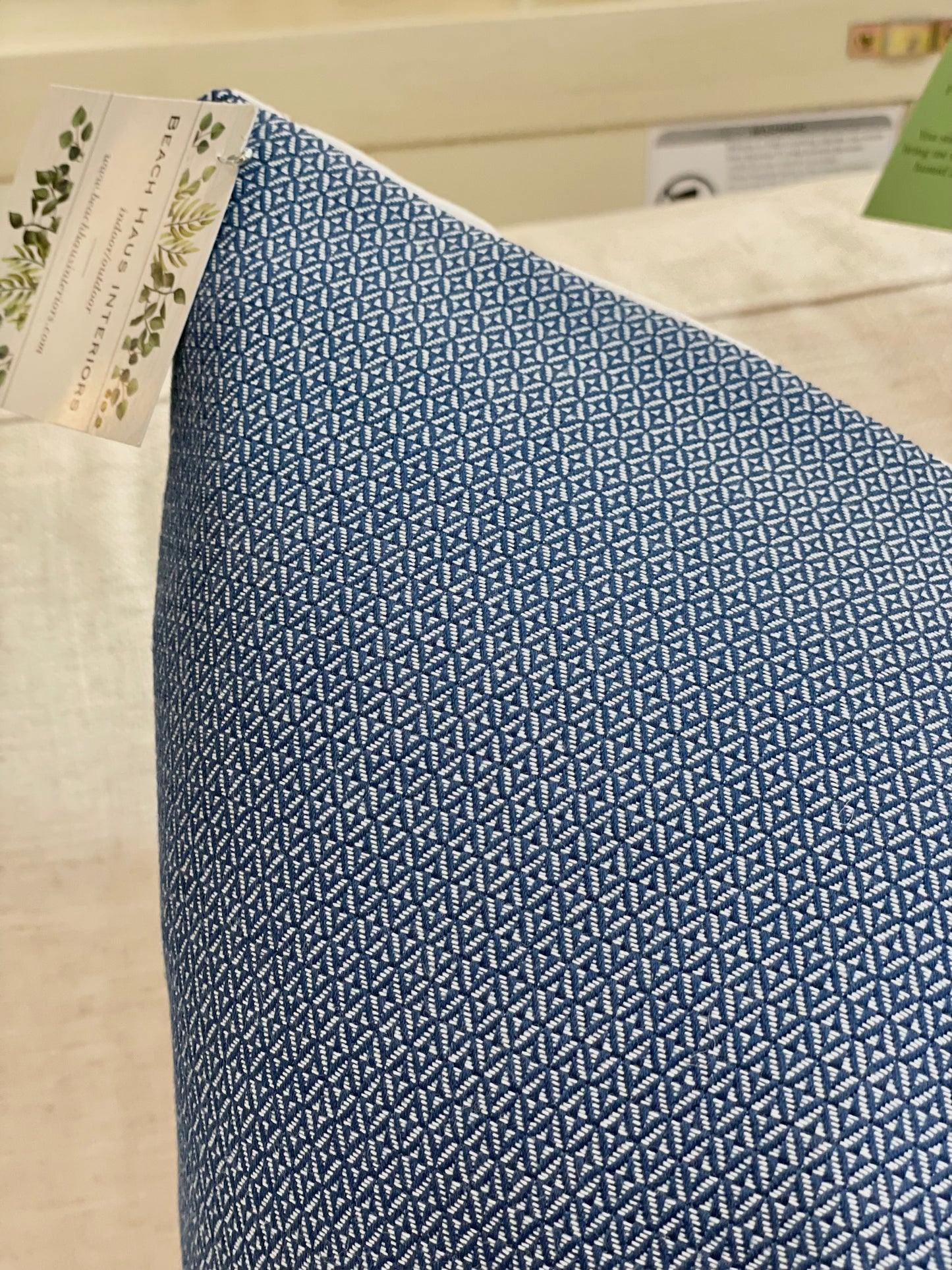 Newport Blue Indoor/Outdoor Pillow