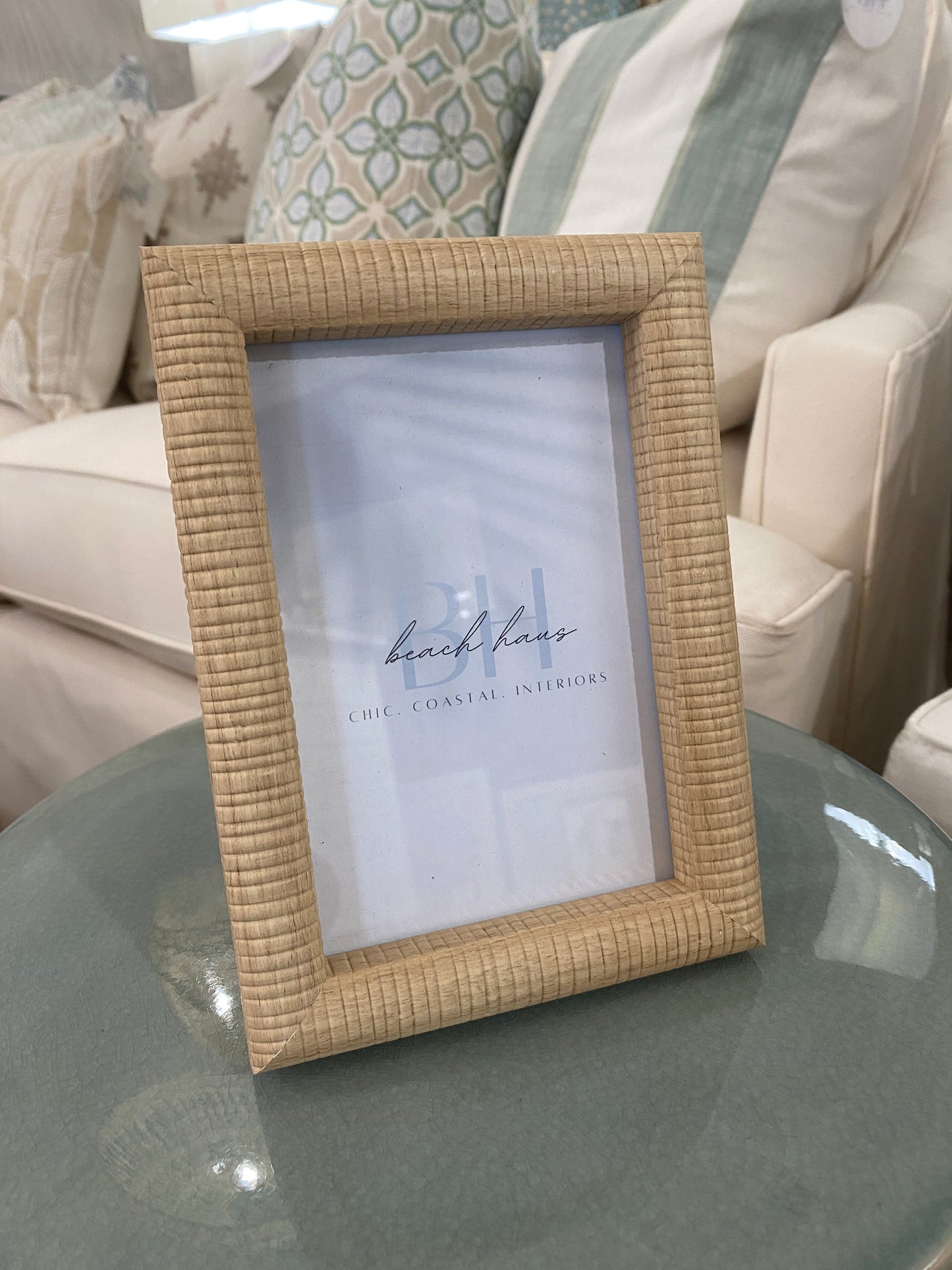 Faux Ribbed Wood Frame