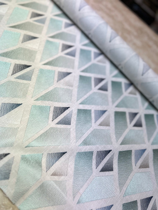 Sea Prism Embroidered Fabric