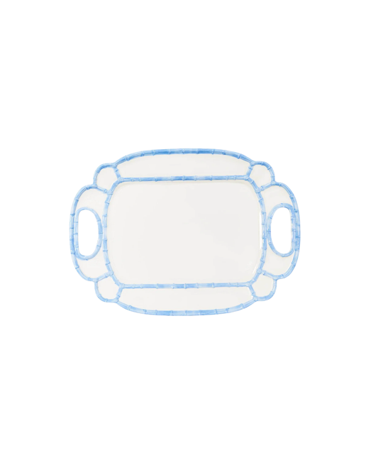 French Blue Bamboo Platter