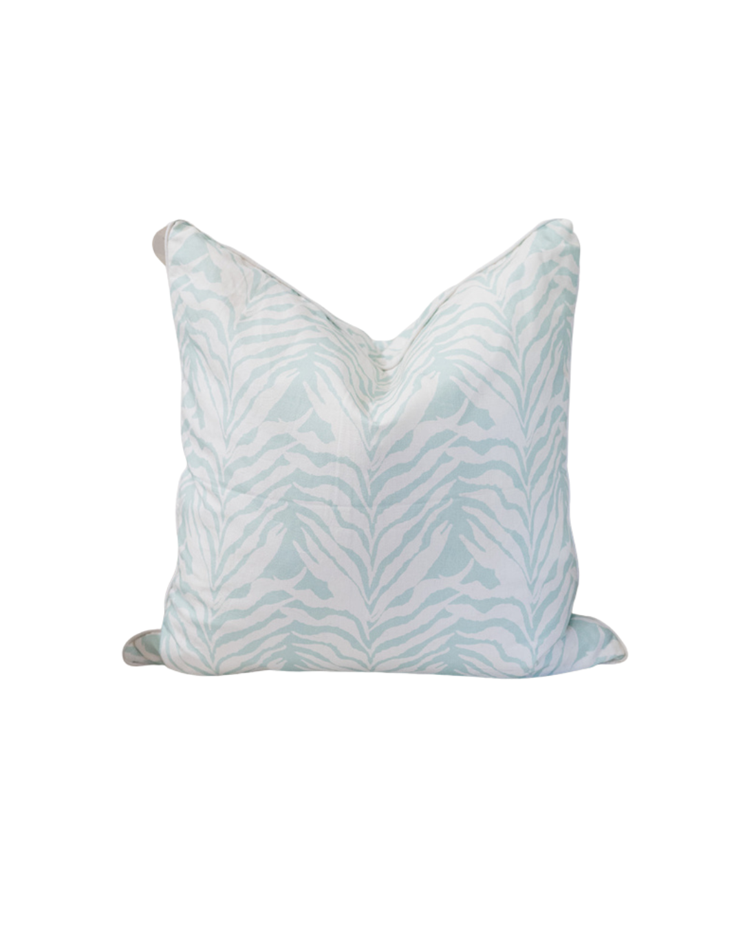 Seaweed Stripe Seamist Pillow Cover W/ Welt