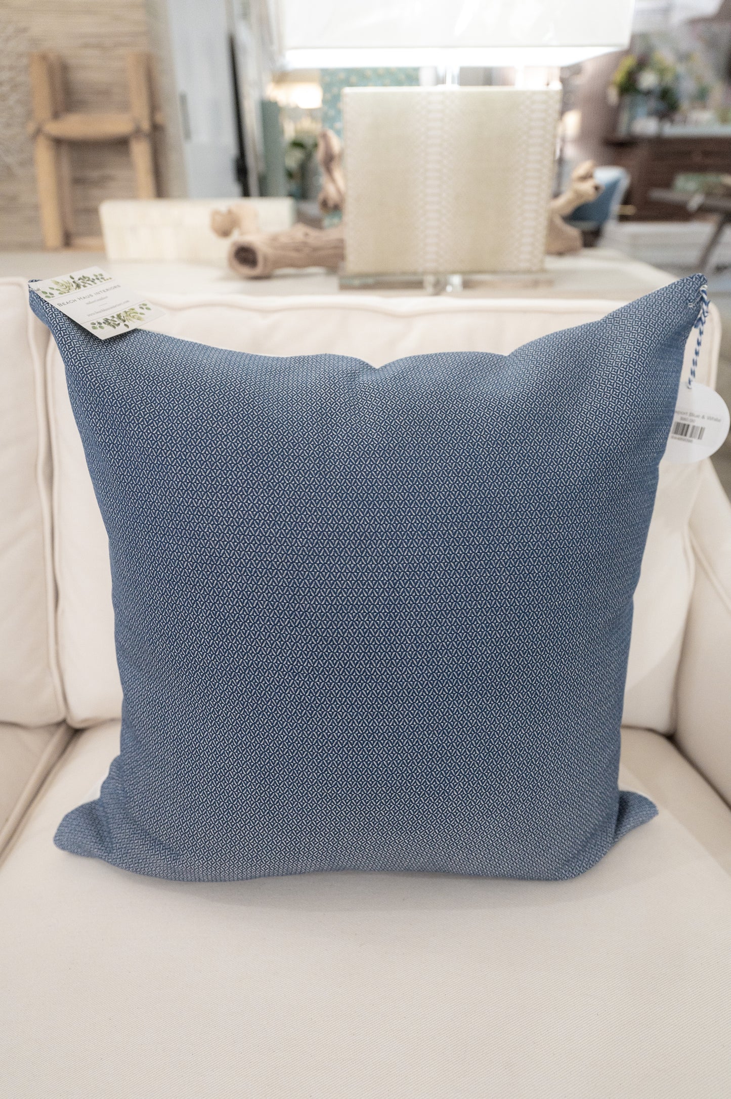 Newport Blue Indoor/Outdoor Pillow