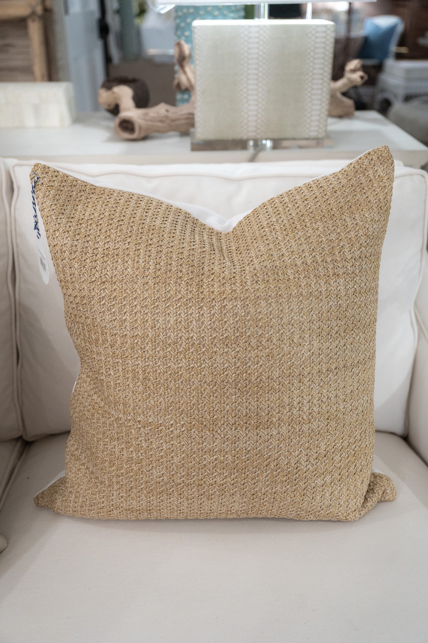 Raffia Indoor/Outdoor Pillow