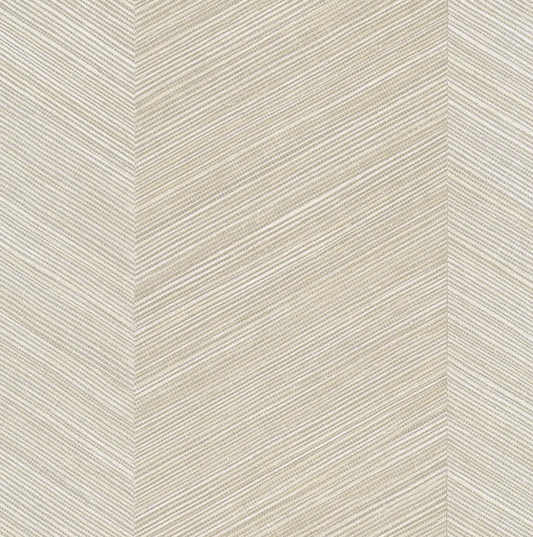 Vinyl Paper Sand Colored Herringbone