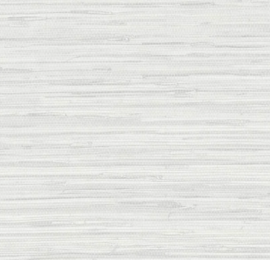 Faux Vinyl Grasscloth Pale Gray