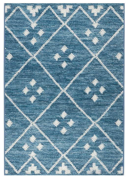 Kota Indigo Machine Washable Rug