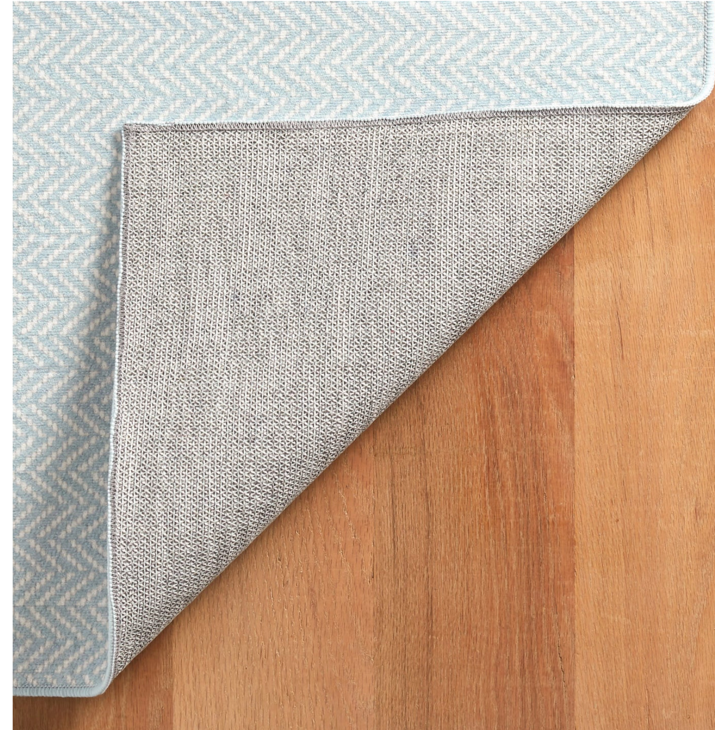 Herringbone Machine Washable Rug