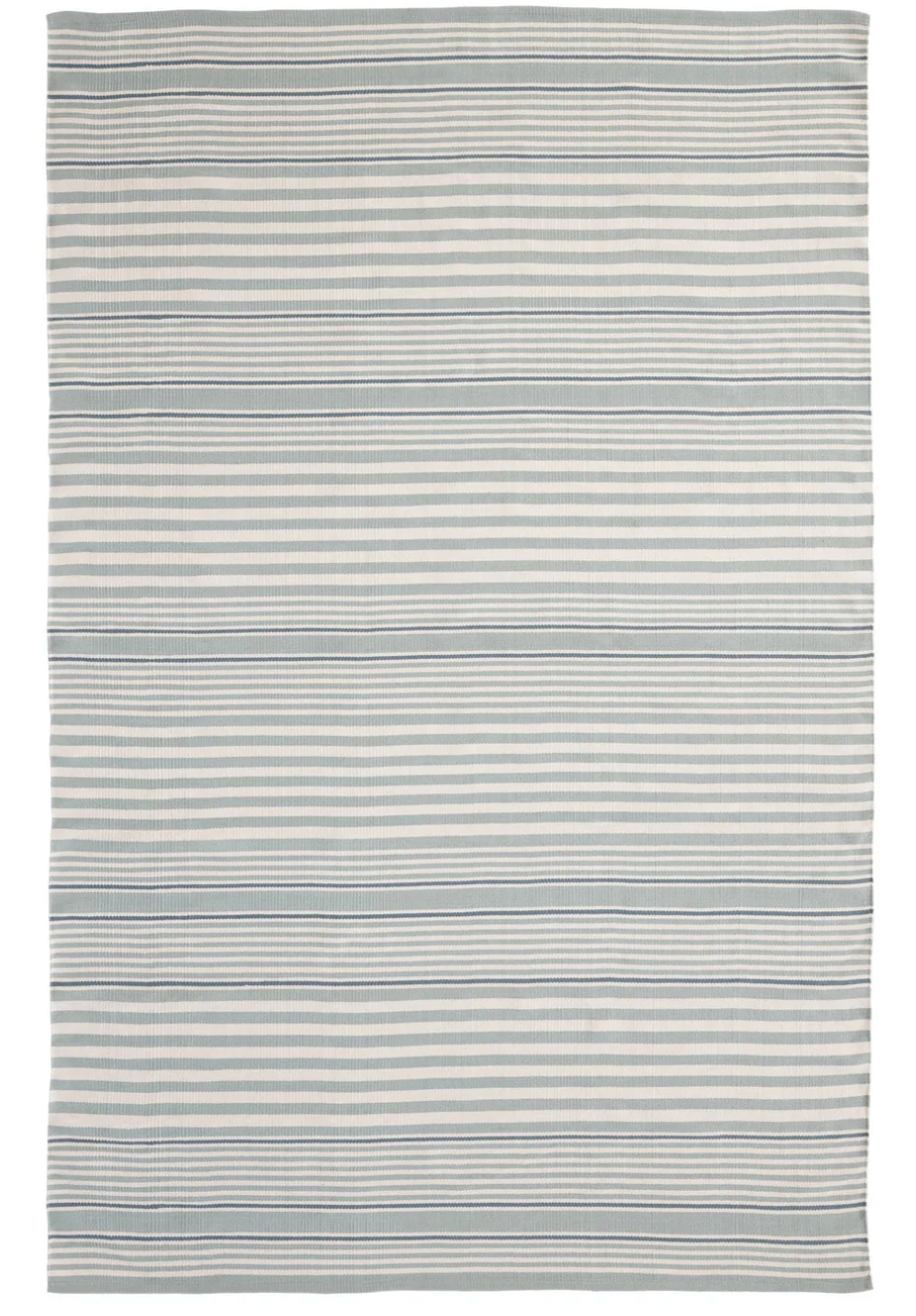 Rugby Stripe Handwoven Indoor/Outdoor Rug