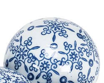 Blue/White Decorative Ball