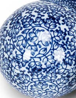 Blue/White Decorative Ball