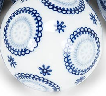 Blue/White Decorative Ball