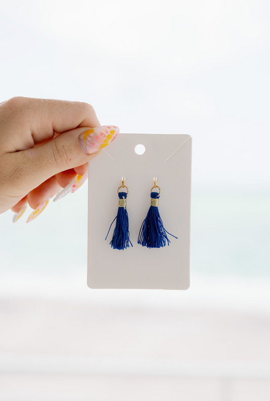 Ava Grace Jewelry- Coastal Tassel Earrings