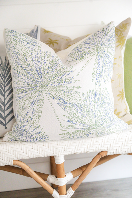 Hawaiian Palm Indoor/ Outdoor Pillow Cover