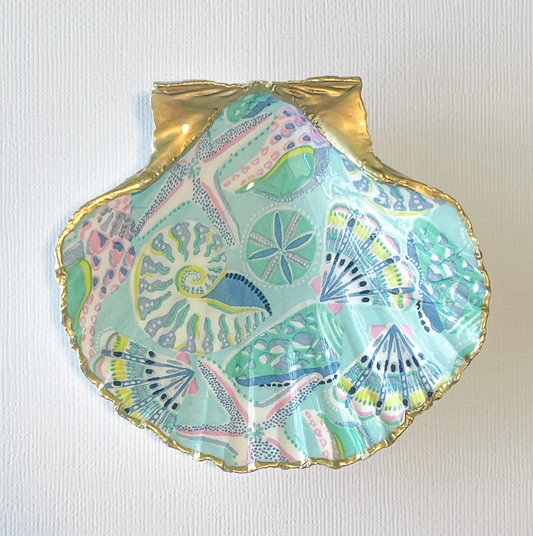 Palmetto Summer- Salty Days- Medium Shell Trinket Dish