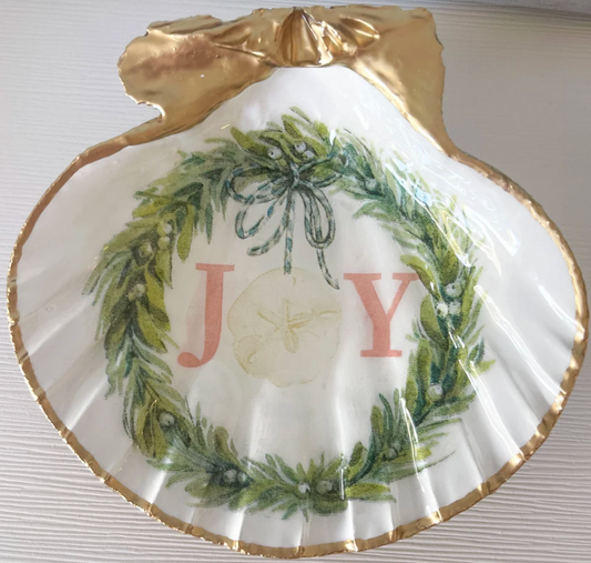 Palmetto Summer- Large- Joy Trinket Shell Dish