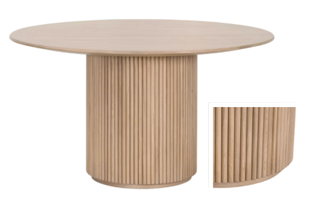 Siesta Fluted Table- Custom BH Order