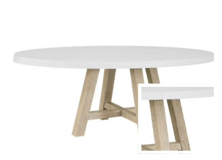 Dockside Concrete Oval Table- Custom BH Order