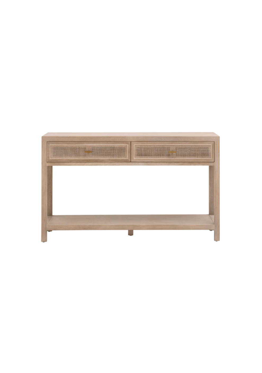 Smoked Cane Console Table- Custom BH Order