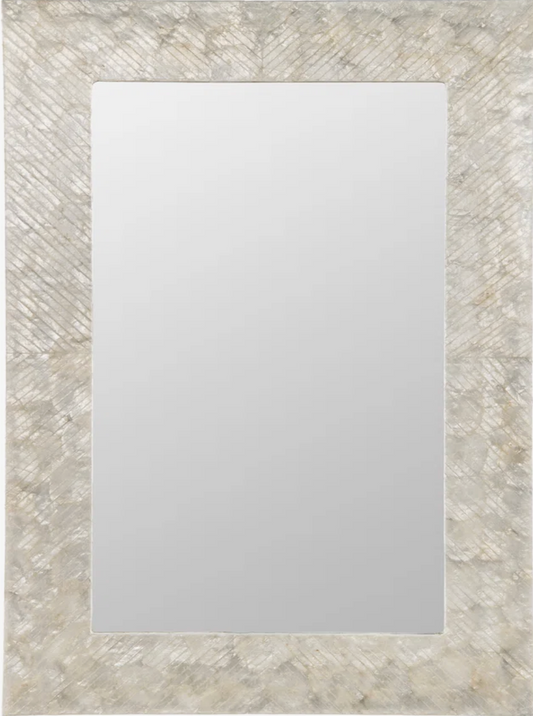 Large Capiz Mirror