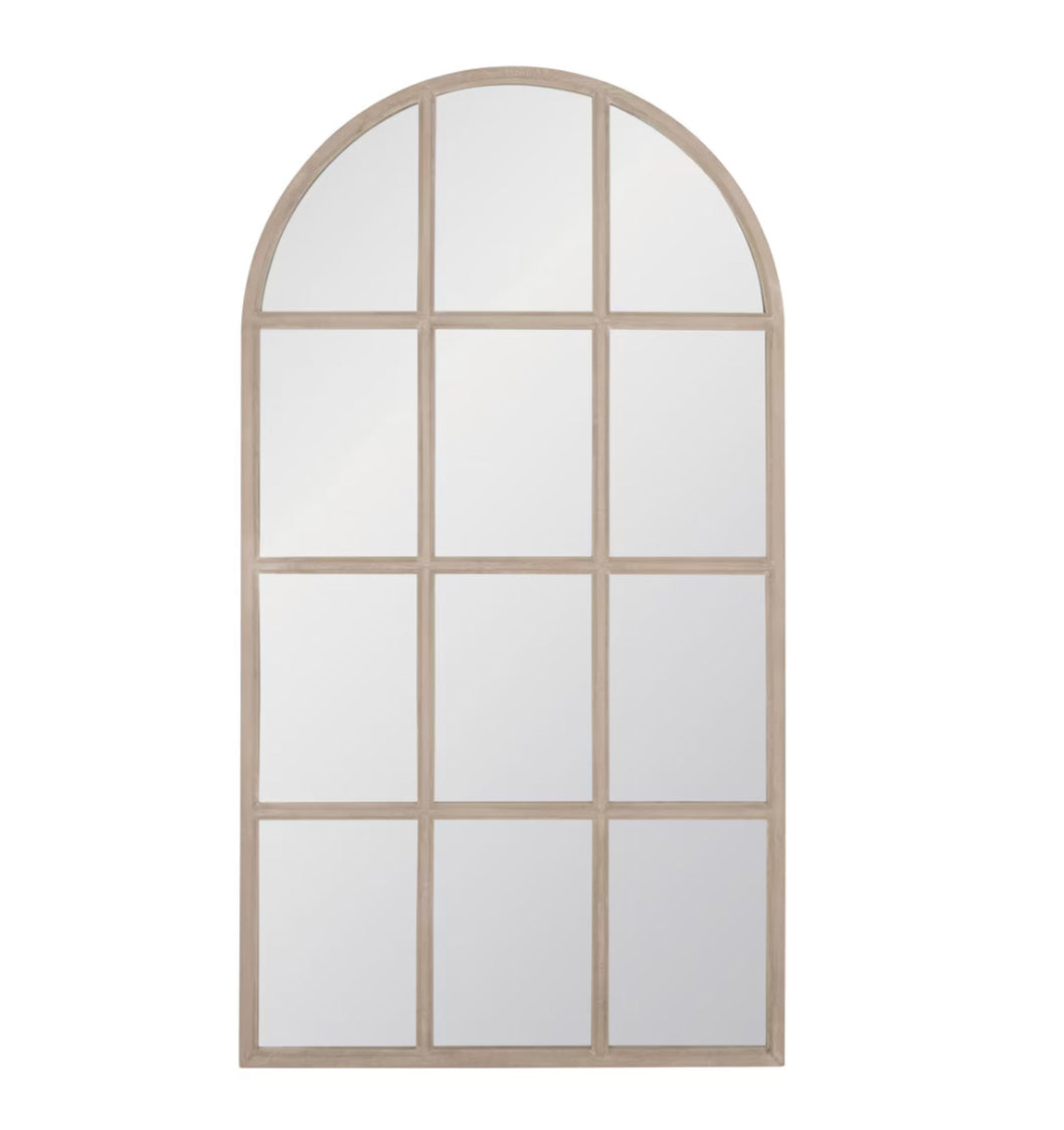 Coastal Grey Arched Mirror