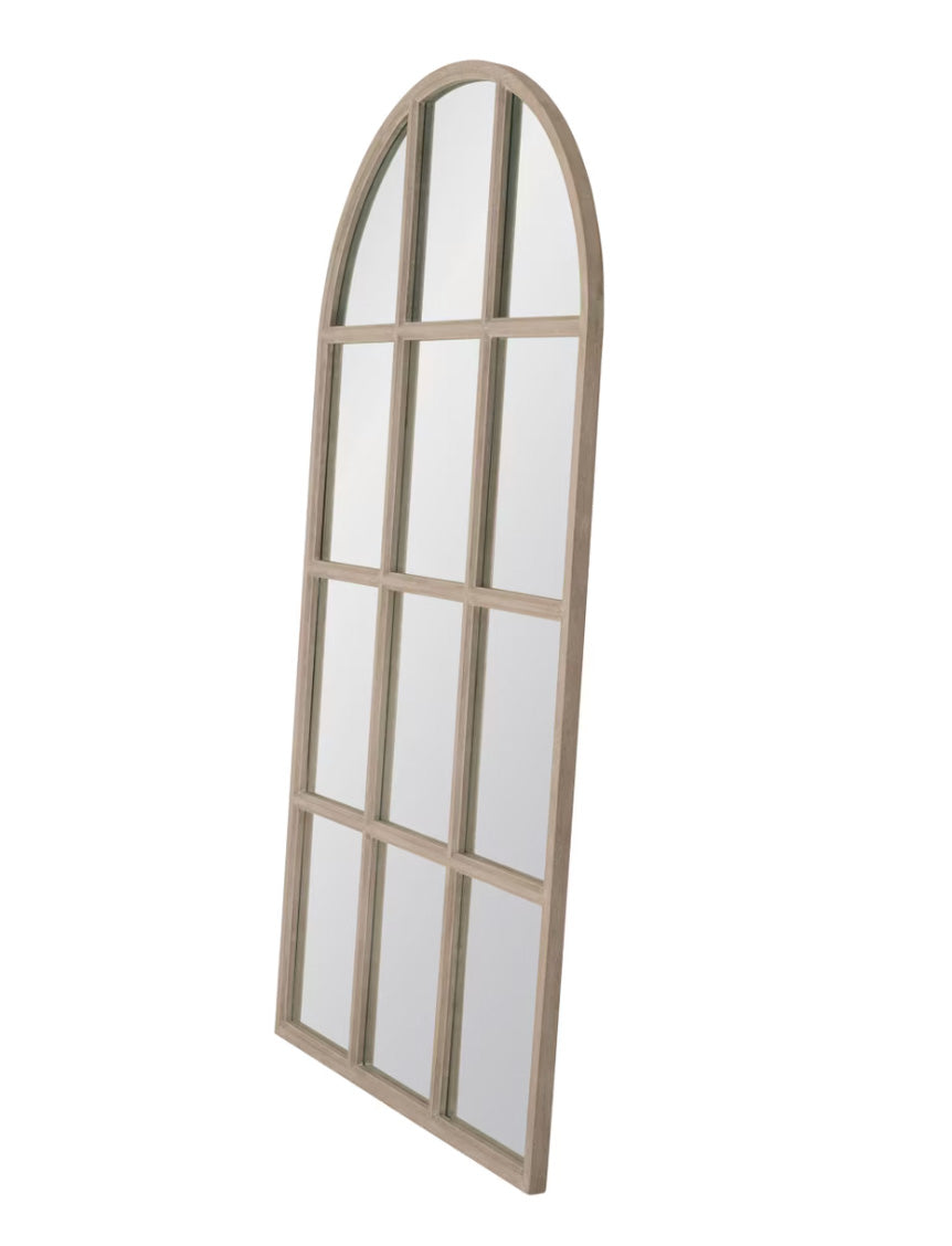 Coastal Grey Arched Mirror