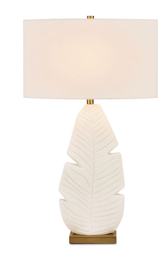 Marble Palm Leaf Lamp