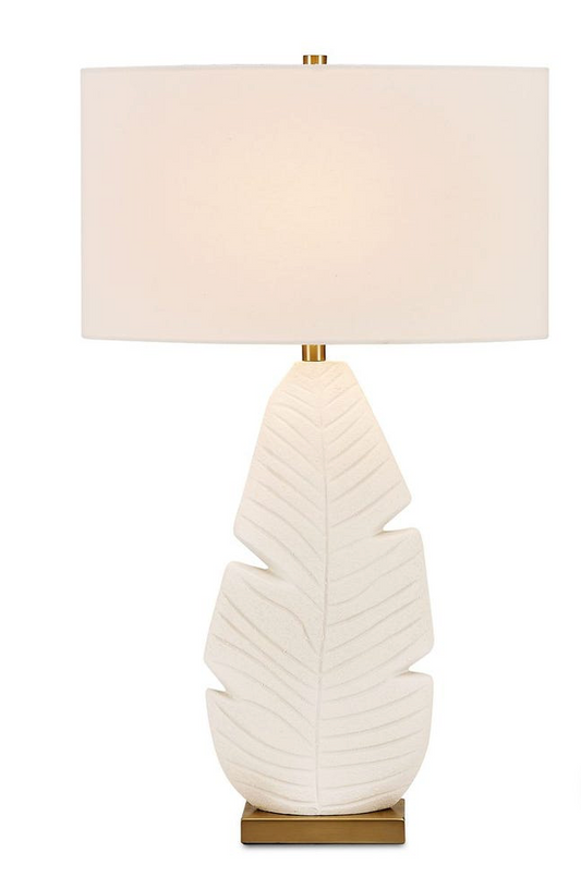 Marble Palm Leaf Lamp