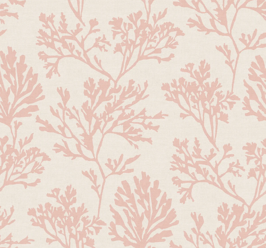 Tortuga Pink Coral Weave Wallpaper