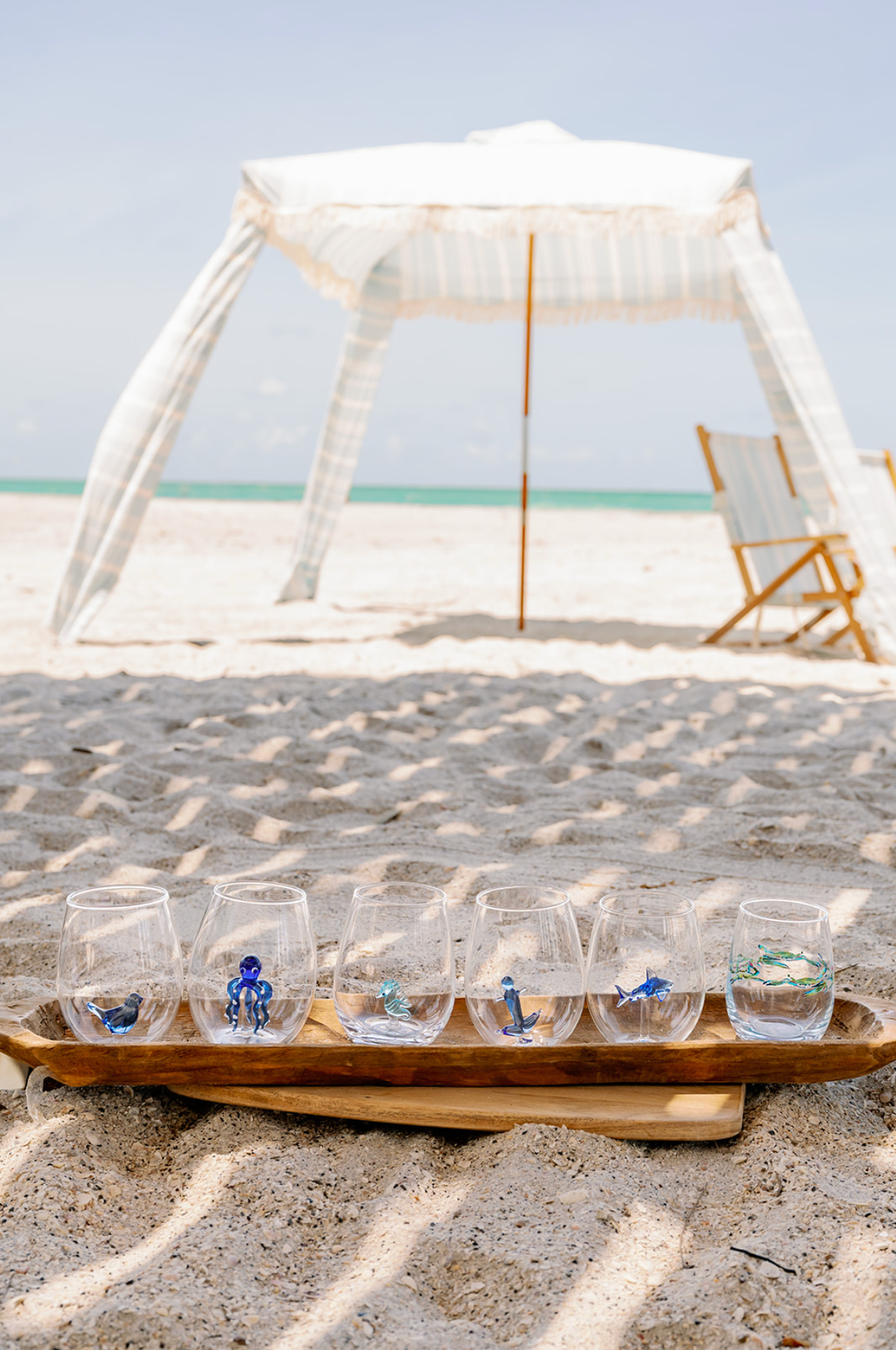 Great White Shark Stemless Wine Glass