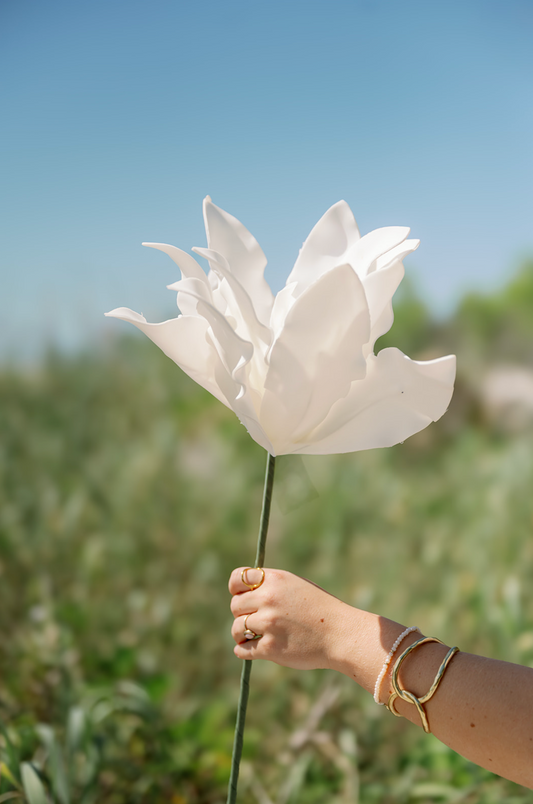 Foam White Flower