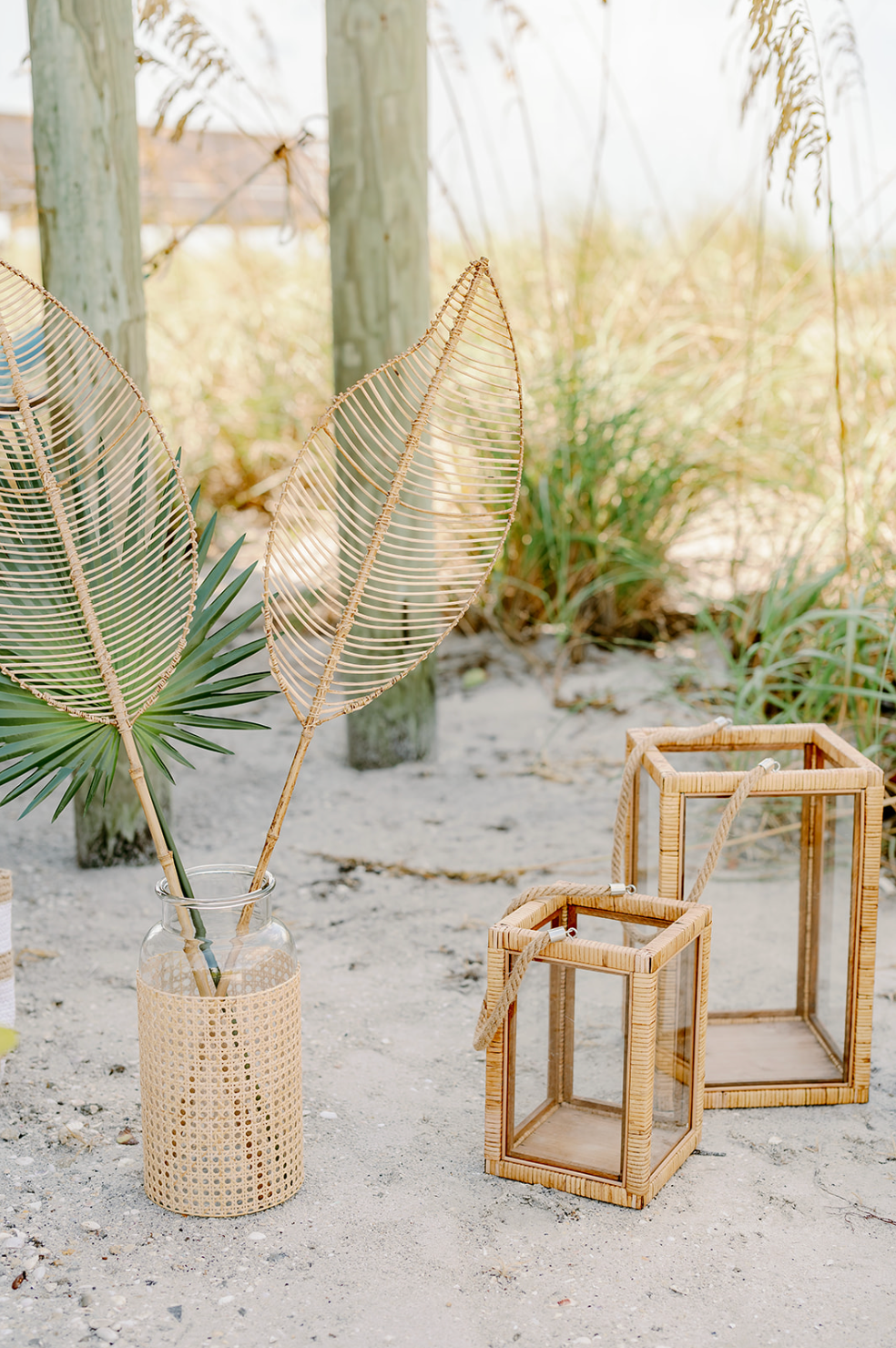 The Rattan Monstera - Natural