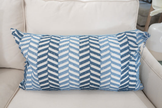 Shades Of Blue Pillow